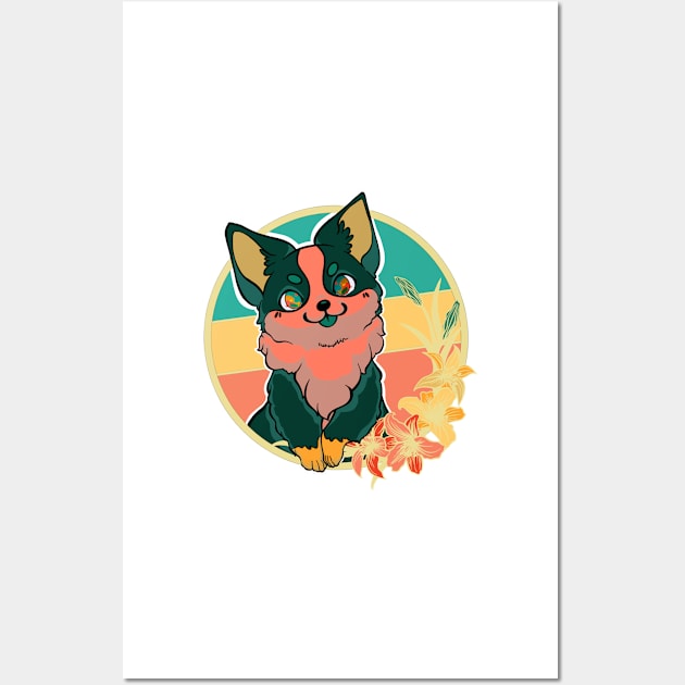 *NEW* Pansexual corgi Wall Art by ThBlkBirdDaliah